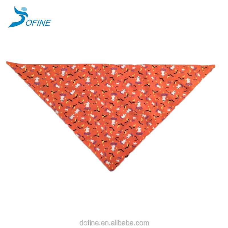 Cotton Custom Printed Pet Triangle Dog Bandana