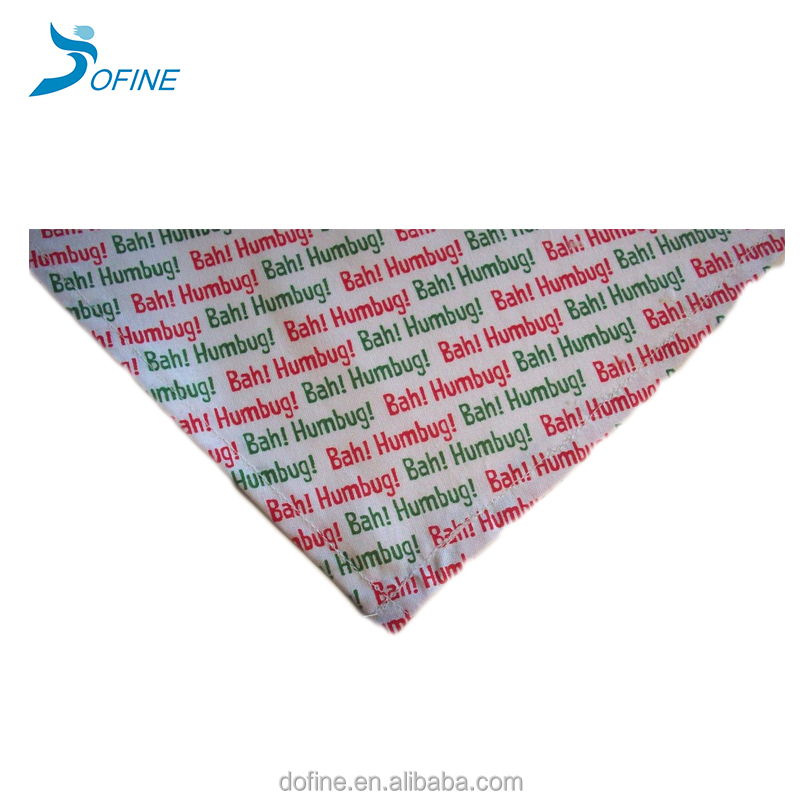 Cotton Custom Printed Pet Triangle Dog Bandana