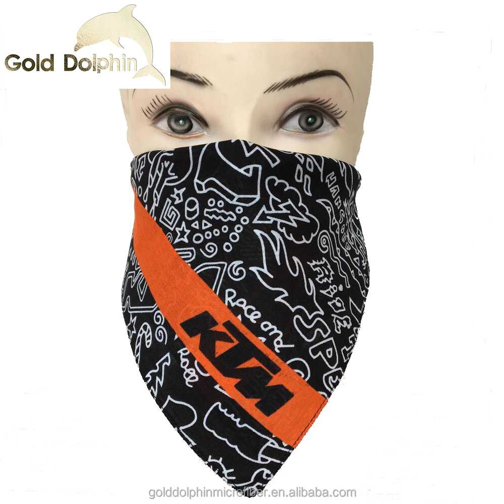 Cotton Custom Printed Square Bandana