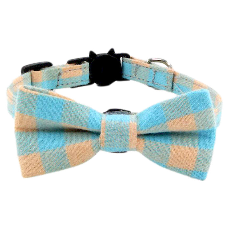 Cotton Dog Pet Collar With Detachable Butterfly Knot From Pet Products Manufacturer