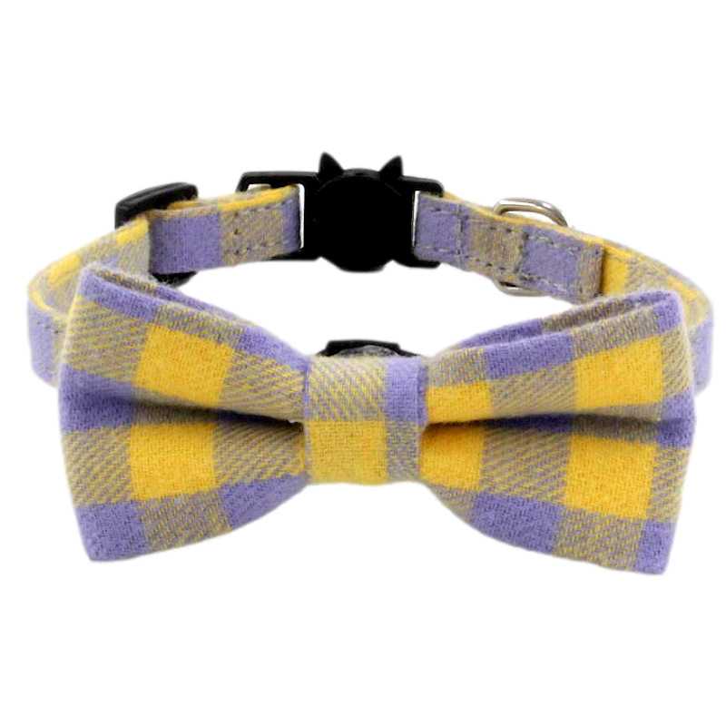 Cotton Dog Pet Collar With Detachable Butterfly Knot From Pet Products Manufacturer