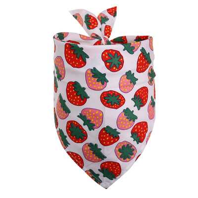 Cotton Fancy Pet Bandana Fruit Pattern Dog Scarf Animal Cat Collar Scarf