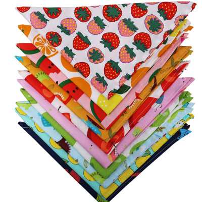 Cotton Fancy Pet Bandana Fruit Pattern Dog Scarf Animal Cat Collar Scarf