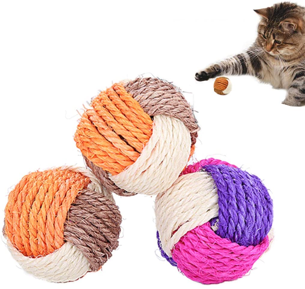 Cotton Wool Knitted Ball Toys Suitable Pets To Play With