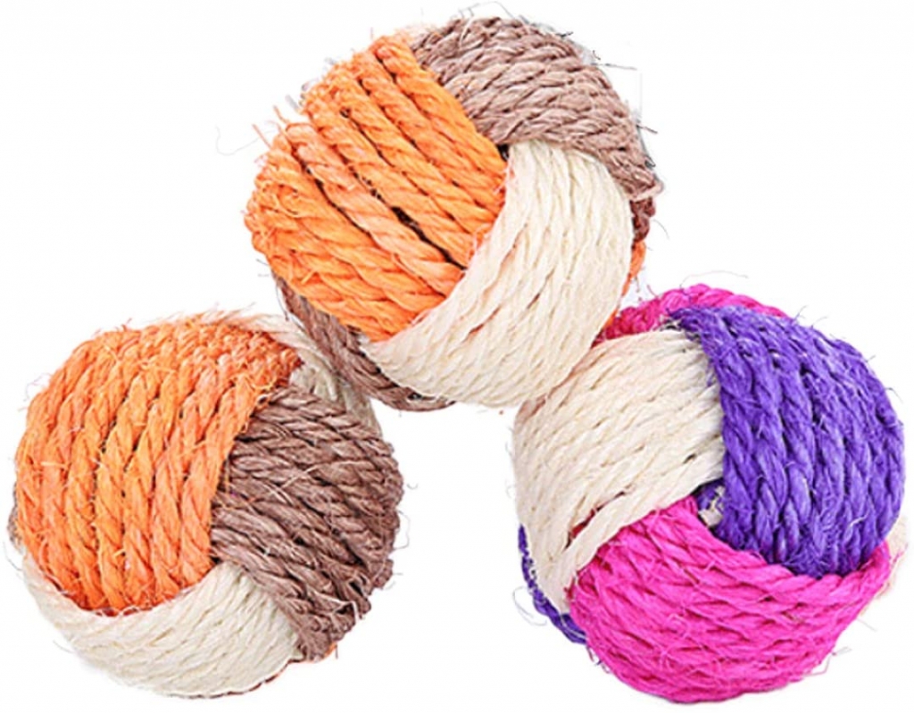 Cotton Wool Knitted Ball Toys Suitable Pets To Play With