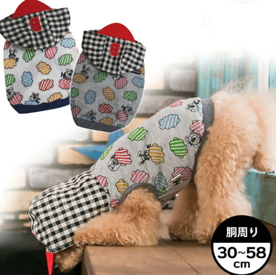 Creative Cute Hooded Twolegged Vest Dogs Cloth Pet Clothes Summer