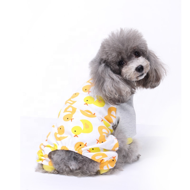 Crossborder Pet Clothing Manufacturers Dog Clothes Cotton Fourlegged Pajamas Knitted Pet Clothes Home Clothes