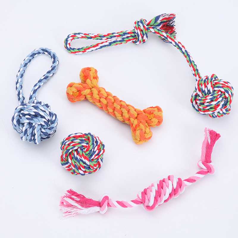 Custom Animal Durable Cotton Rope Pet Toys Dog Chew Toys