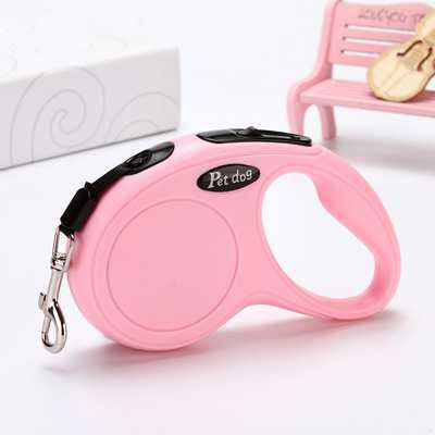 Custom Automatic Retractable Pet Leash Light Up Pet Collar Leash Belt Pet Show Leash