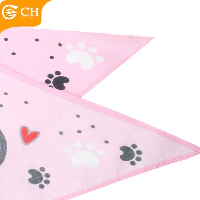 Custom Birthday Triangular Bandage Dog Bow Tie Cute Cotton Pet Dogs Bandana