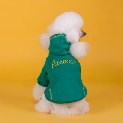 Custom Dog Hoodies Plain Pet Clothes Letter Cotton Dog Hoodie Sweater Outfit