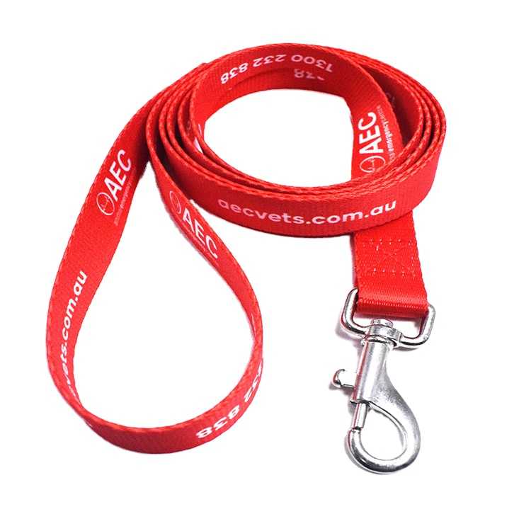 Custom Logo Polyester Comfort Dog Leash Suitable Small Medium Pets