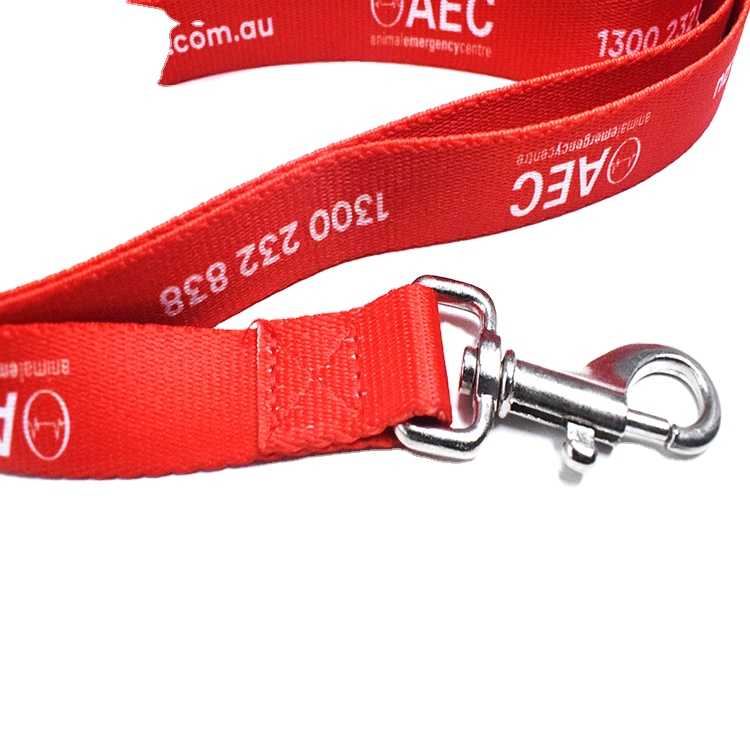 Custom Logo Polyester Comfort Dog Leash Suitable Small Medium Pets