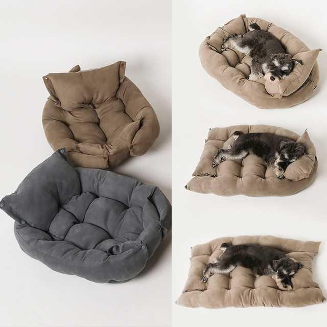 Custom Multifunctional Pet Bed Square Cushion Pet Sofa Cushion Multipurpose Pet Beds