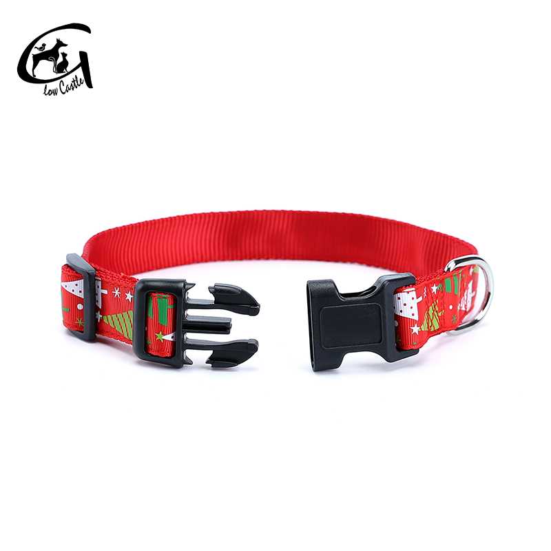 Custom Nylon Webbing Pet Suppliers ODM Low Moq Pet Dog Collars Leashes Set Pattern Dog Collar Leash Set