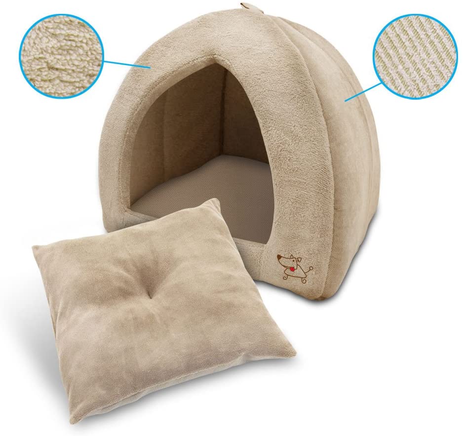 Custom Semienclosed Deep Sleep Detachable Comfortable Soft Dog Pet Bed
