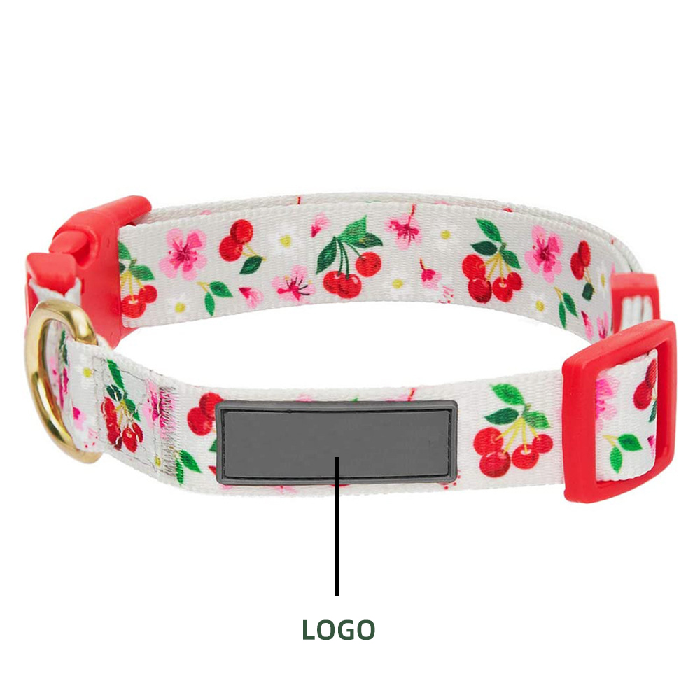 Custom Sublimation Fancy Collar Lazos Para Gato Gatos Monos Perros Pet Collares De Perro Mascotas Dog Collar