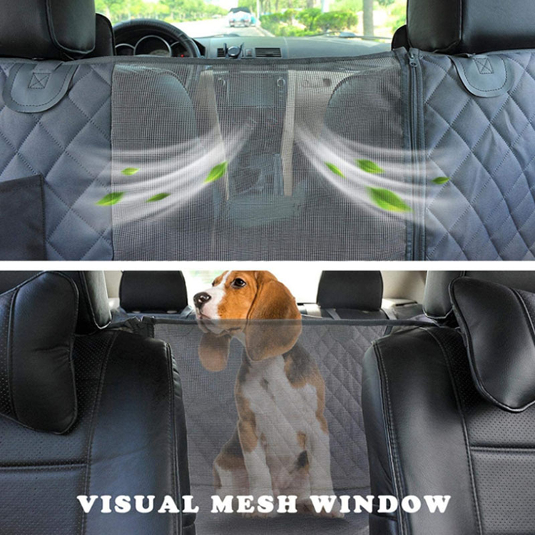 Custom Supply Black Waterproof Durable Pet Car Seat Cover