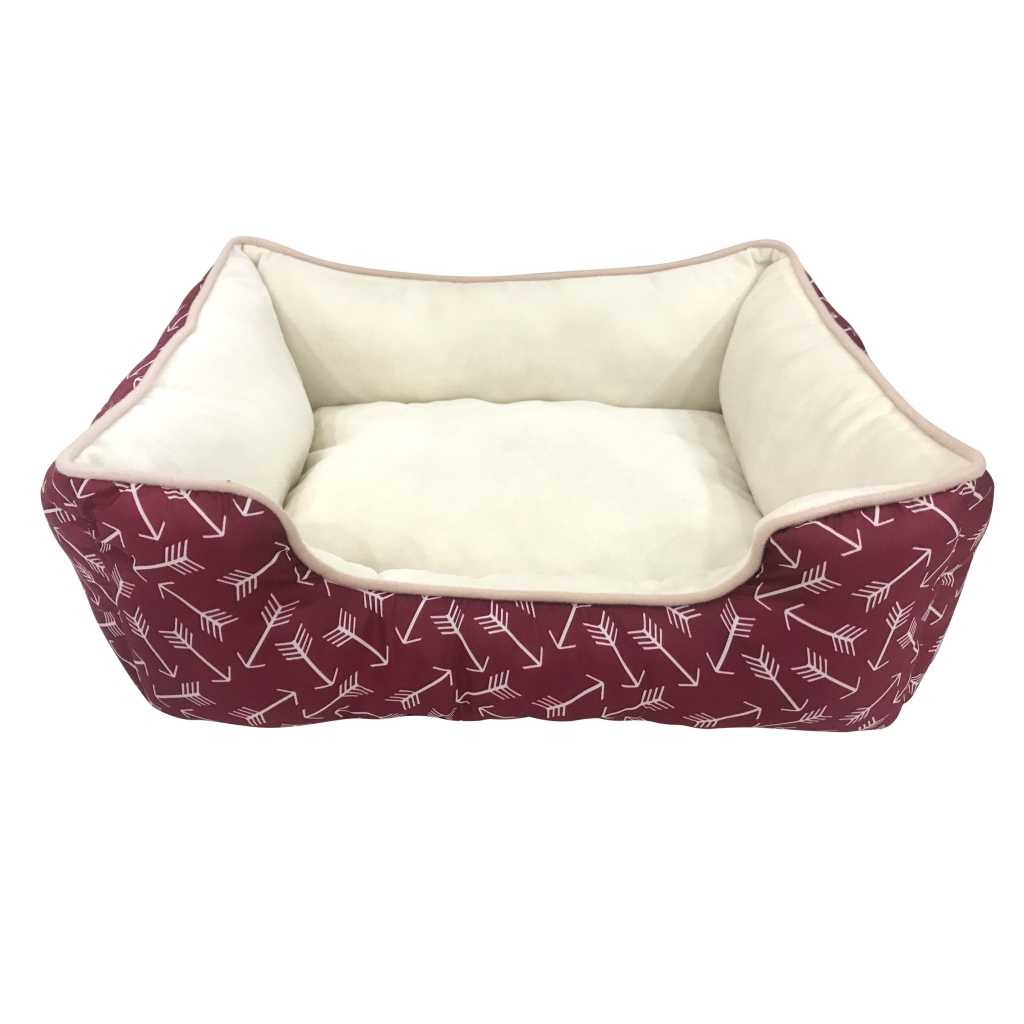 Customized Color Size Private Label Cute Plush Slumber Soft Pet Bed