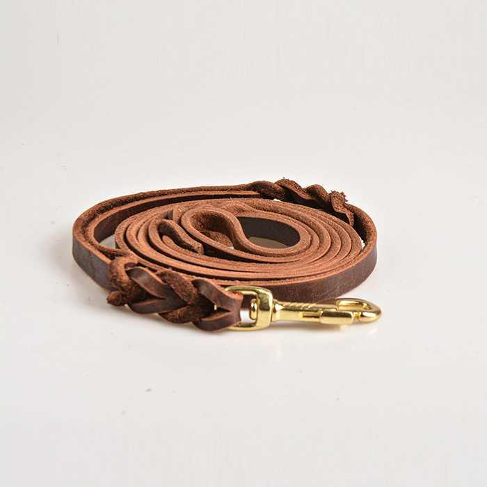 Customized Leather Dog Collar Leash Pets