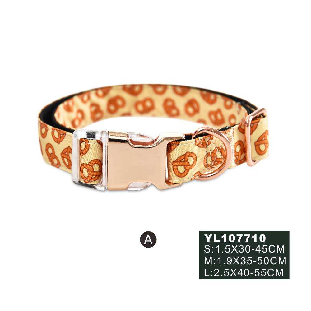 Customized Pattern Dog Collar Adjustable Collars Dogs