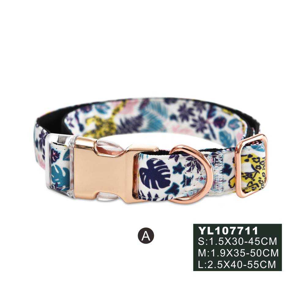 Customized Pattern Dog Collar Adjustable Collars Dogs