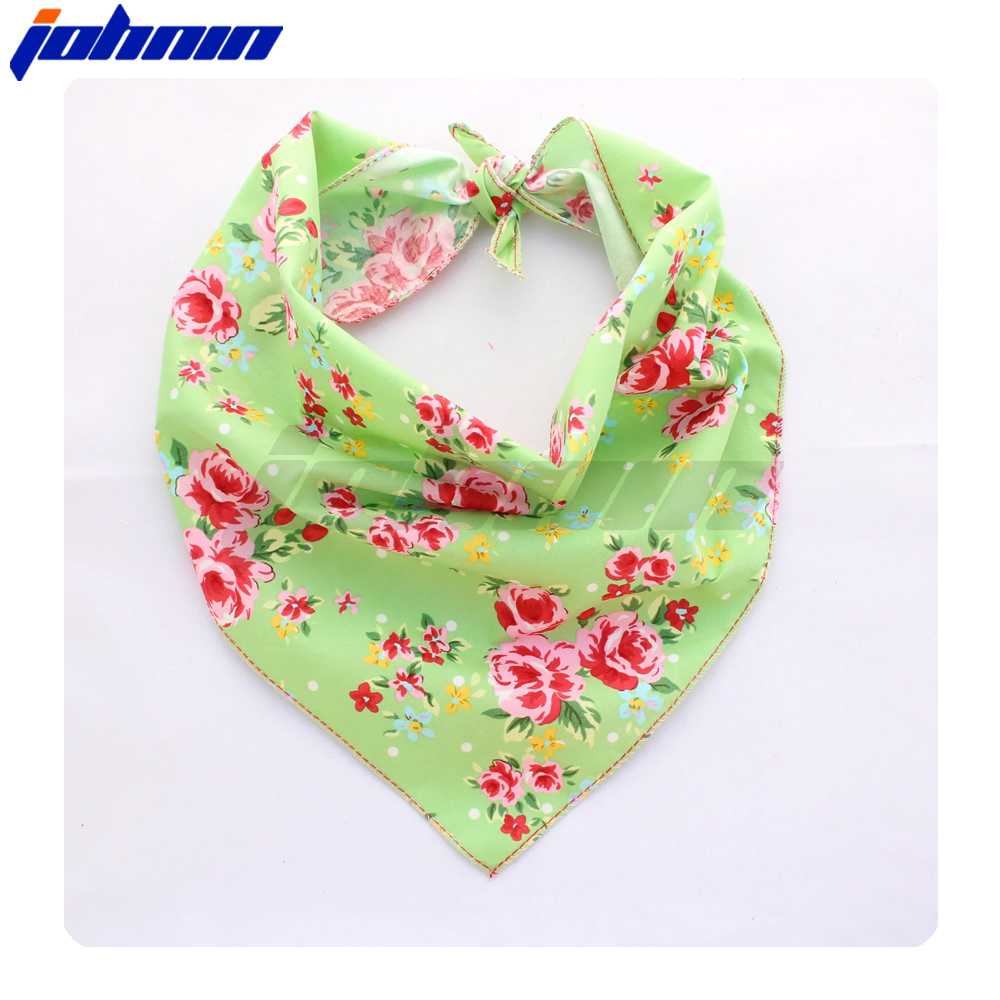 Customized Print Soft Material Summer Dog Bandana