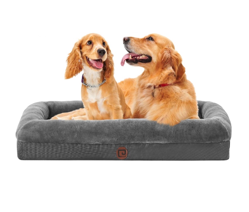 Customized Superior Large Dog Bed Mat Anti Anxiety Soft Calming Waterproof XL XXL Orthopedic Foam Pet Dog Bed