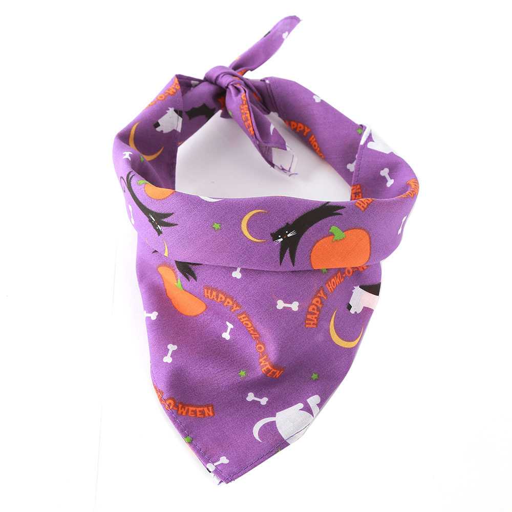 Cute Funny Festival Halloween Custom Print Logo Triangular Pet Cat Dog Bandana