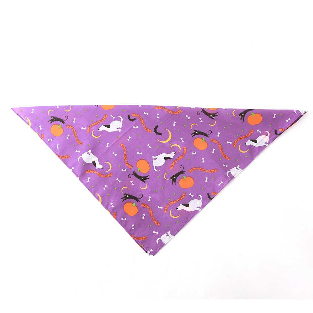 Cute Funny Festival Halloween Custom Print Logo Triangular Pet Cat Dog Bandana