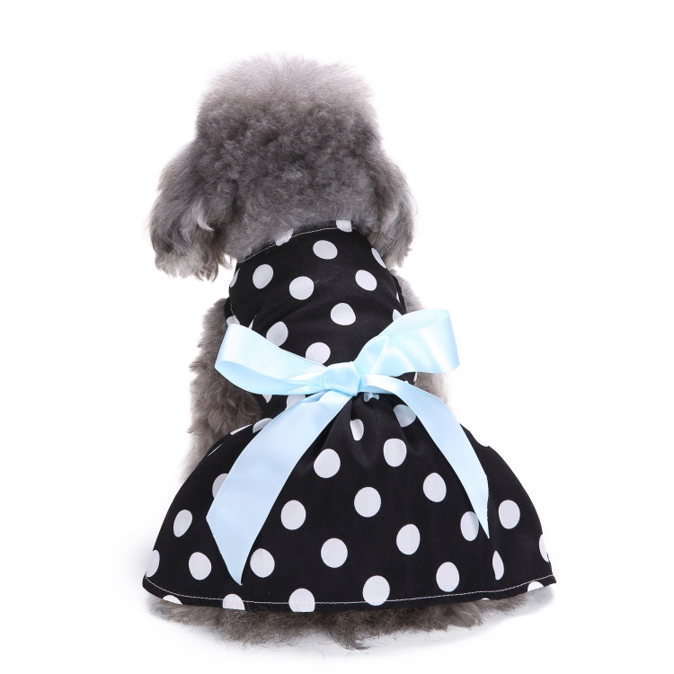 Cute Shirt Durable Comfortable Breathable Wearing Bipedal Apparel Accessories Pet Dog Cat Clothes Bow Dress