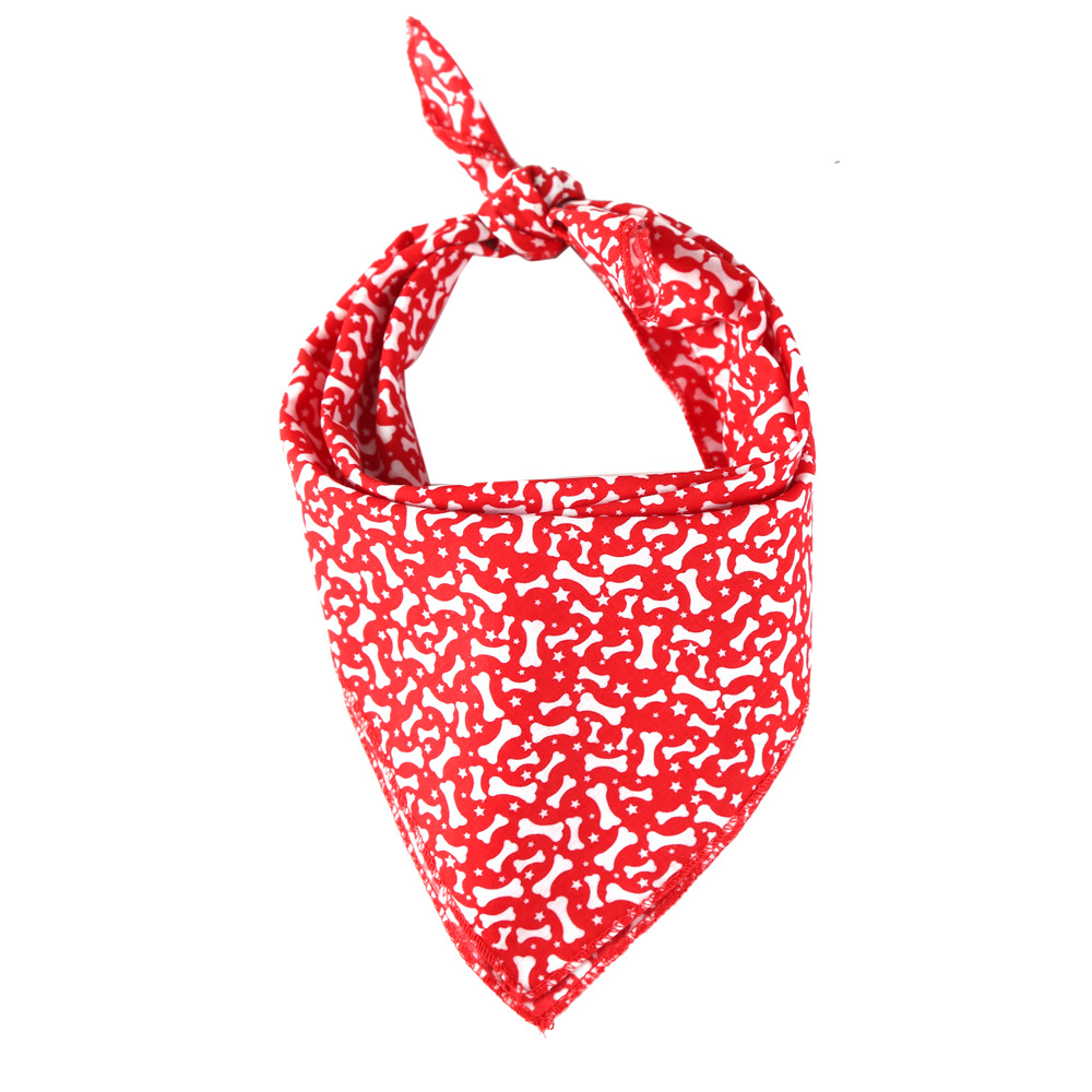 Cute Sublimation Print Dog Bandana Triangle Or Square Dog Scarf