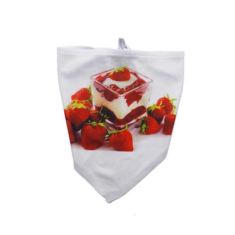 DIY Print White Blank Polyester Sublimation Dog Bandana