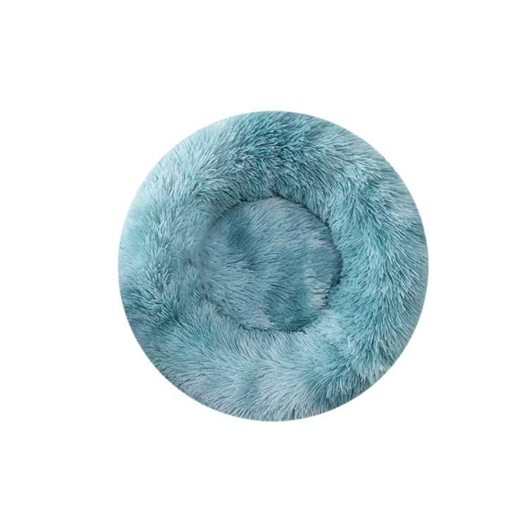 Deep Sleep Sweet Night Fluffy Donut Dog Cat Cushion Warm Plush Small Pet Bed