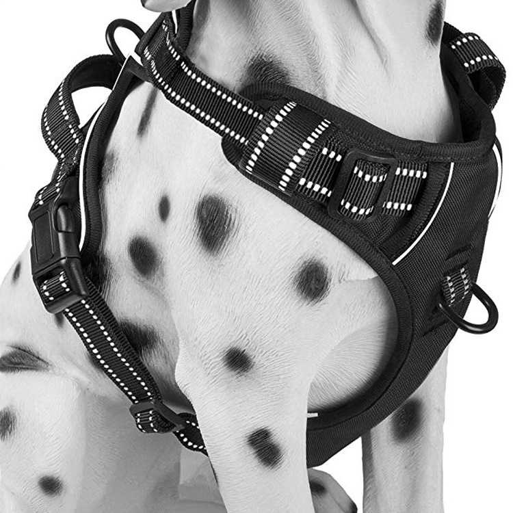 Direct Pet Harness Reflective Explosionproof Outdoor Dog Harness Adjustable Large Dogs