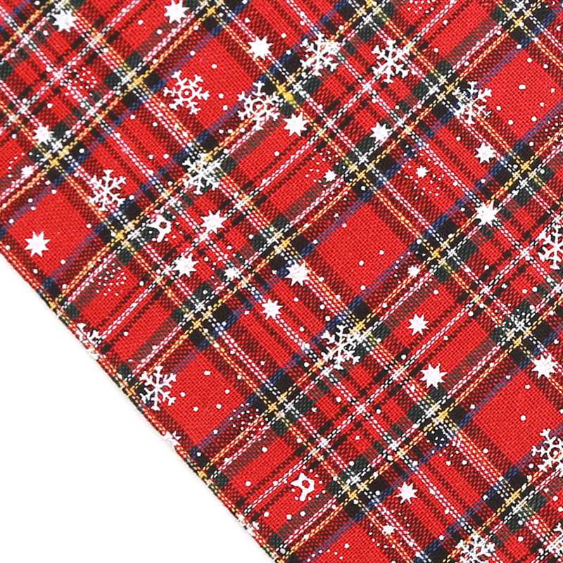 Dog Bandana Christmas Pet Triangle Scarf Plaid Snowflake Accessories Bibs Dog Cat