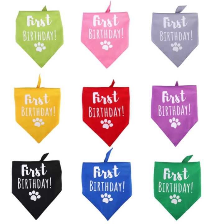 Dog Bandanna Pet Product Pet Scarf Custom Printed Pet Dog Neck Bandanna China