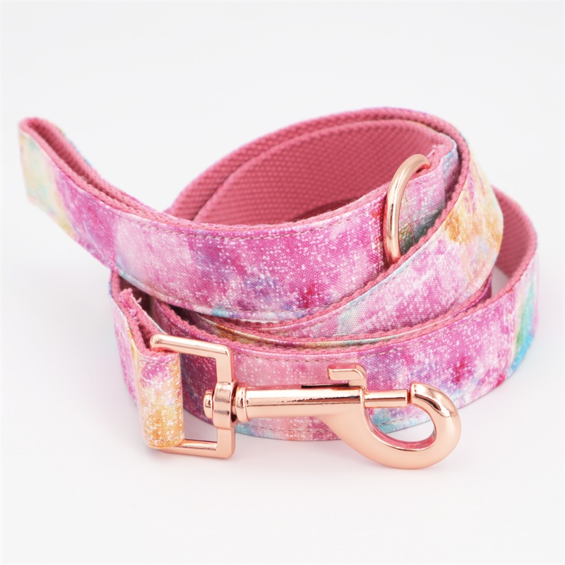 Dog Collar With Flower Personalized Engraved Dog Collar With All Metal Buckle