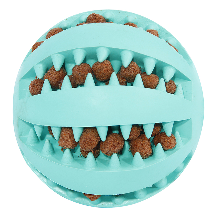 Dog Food Dispensing Ball Cat Dog Pet Chew Tooth Cleaning Pet Toy