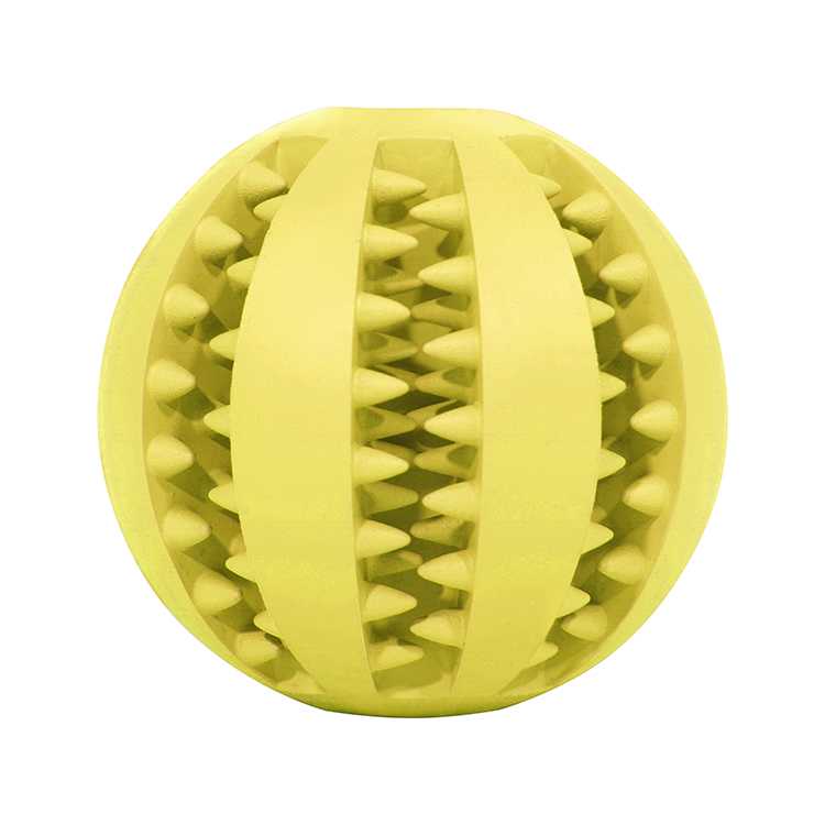 Dog Food Dispensing Ball Cat Dog Pet Chew Tooth Cleaning Pet Toy