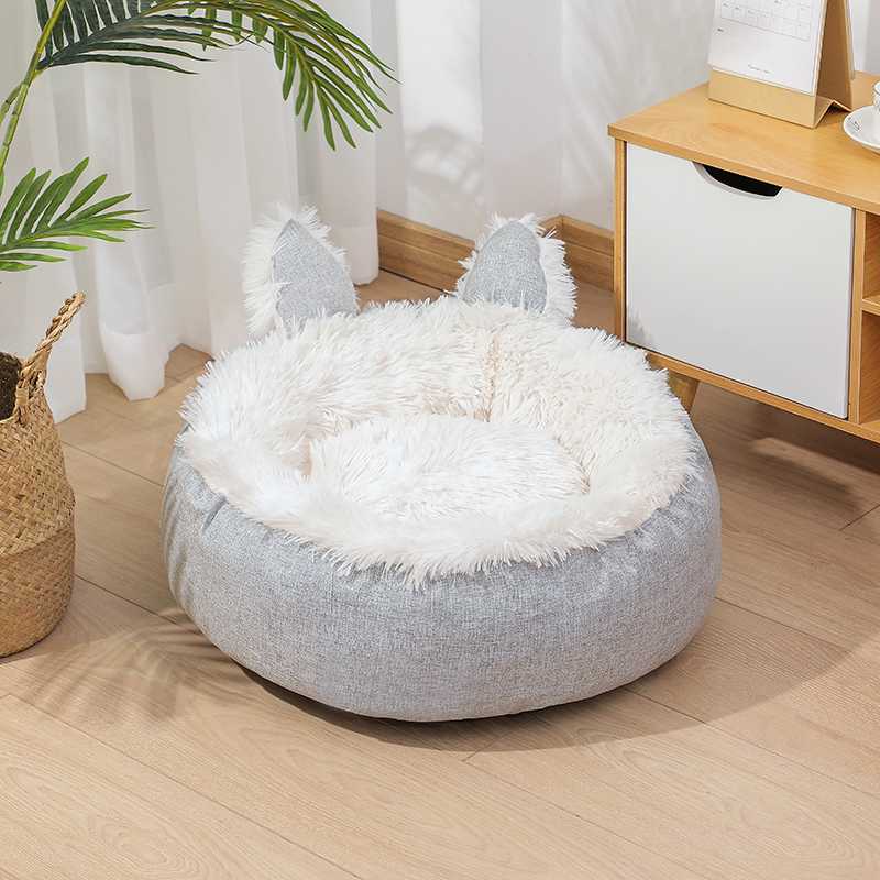 Dog House Cat House Four Seasons Removable Winter Web Celebrity Teddy Dog Supplies Cats Winter Warm Pet Bed