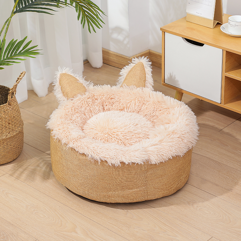 Dog House Cat House Four Seasons Removable Winter Web Celebrity Teddy Dog Supplies Cats Winter Warm Pet Bed