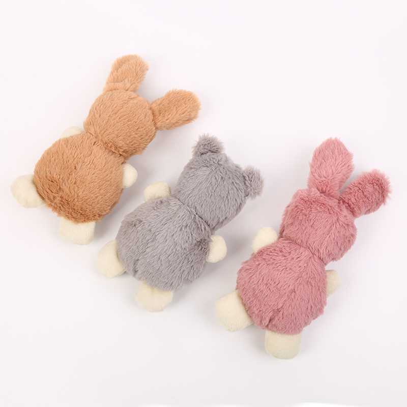 Dog Plush Toy Cute Rabbit Bear Squeaky Sound Pet Toy In Stock Fast Delivery Dog Toy