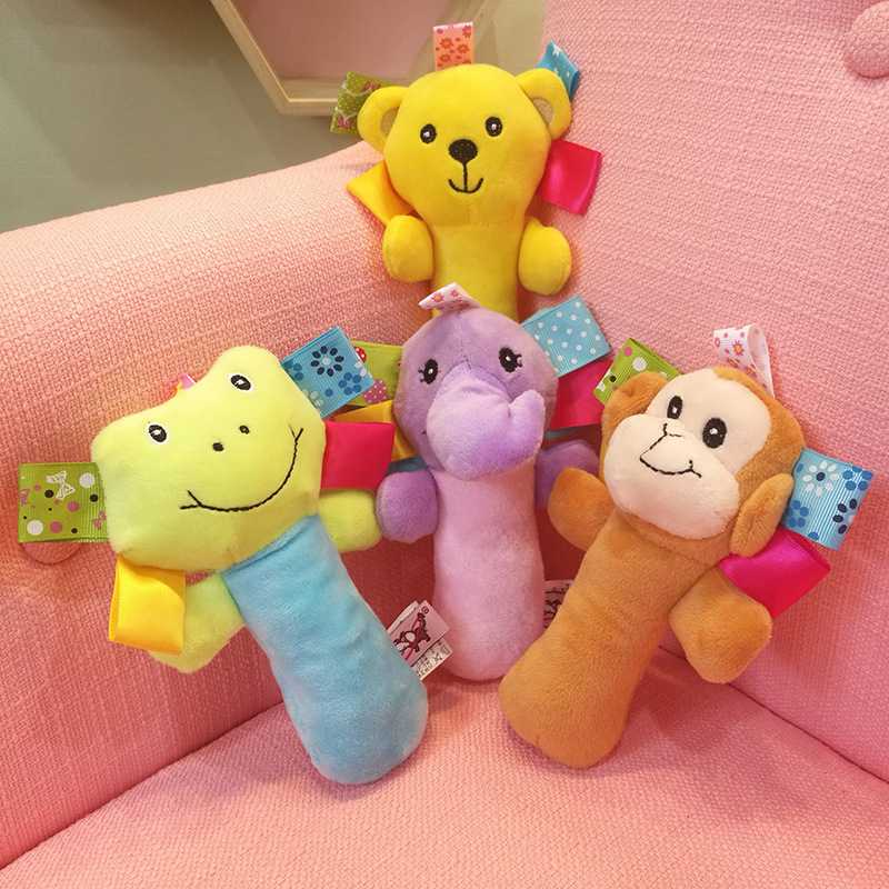 Dog Toy Pets Bite Resistant Sound Molar Toy Teddy Many Styles Different Animal Stick Shapes Direct Sales