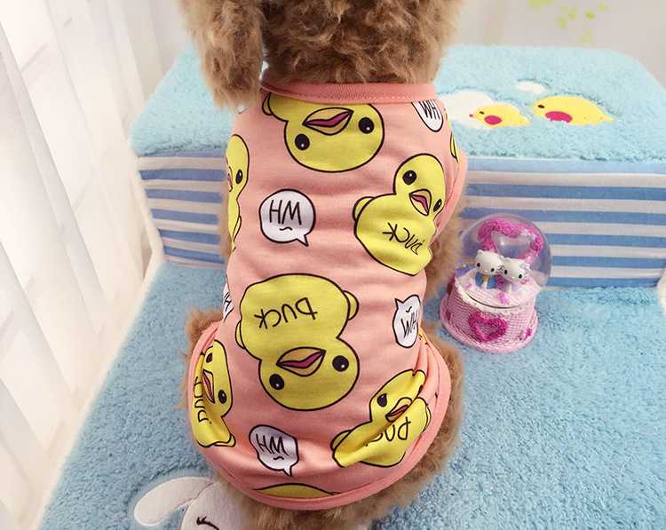 Dog Tshirt Beach Soft Puppy Clothes Cute Pet Cat Clothes Cartoon Pet Clothing Summer Shirt Vests Small Large Dogs