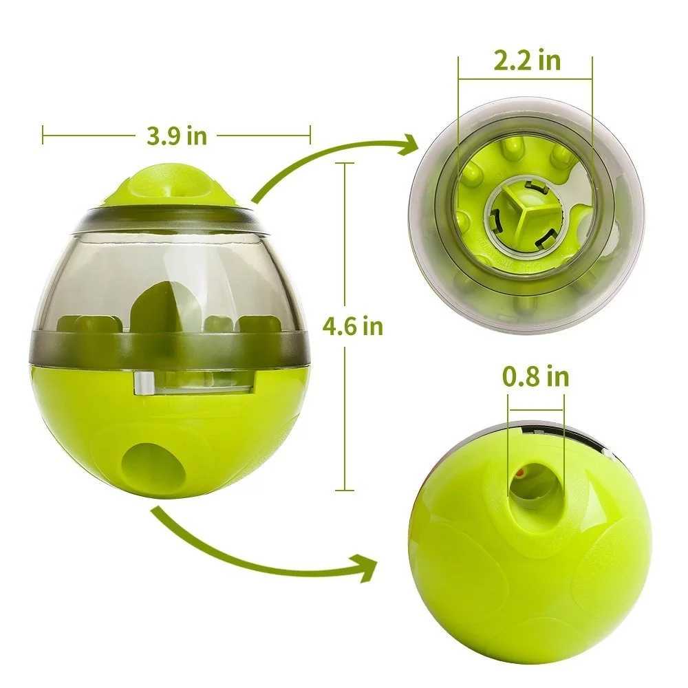 Dogs Leaking Food Balls Fun Tumbler Balls Pet Toys Shaking Food Leaking Balls Pet Training Playing The Best Companion