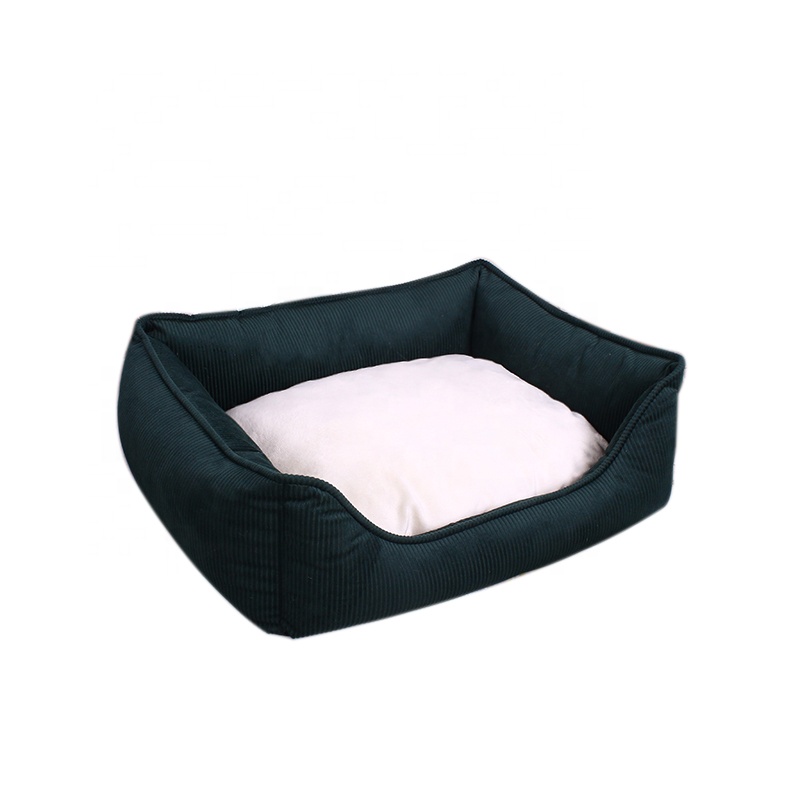 Drop Ship Dark Green Dog Kennel Threedimensional Stripes Pet Bed Liner Hous South Pet Bed