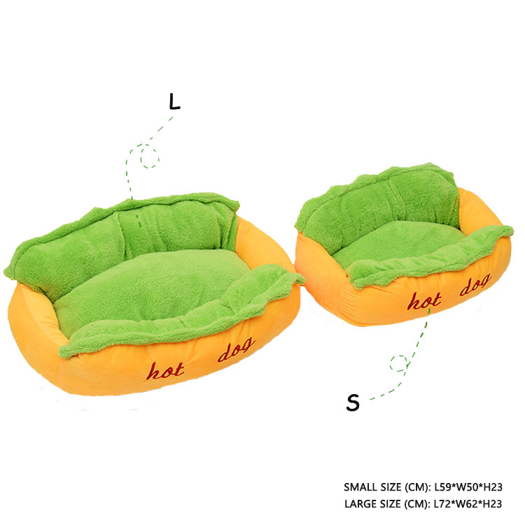 Dropshipping Agent Dog Bed Various Size Large Dog Lounger Bed Kennel Mat Soft Fiber Pet Dog Puppy Warm Bed