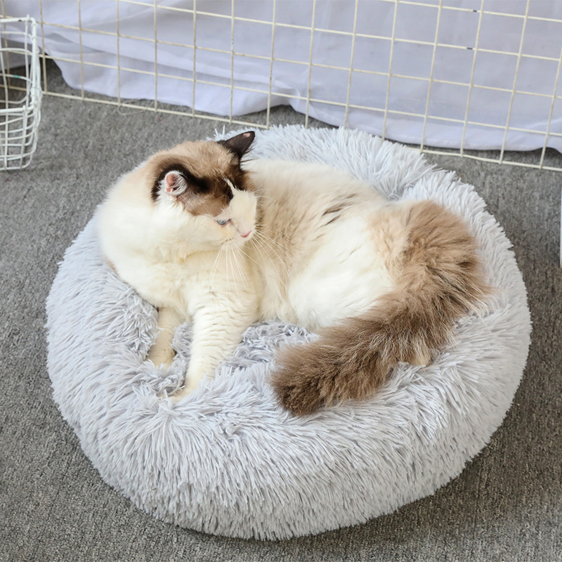 Dropshipping Winter Warming Deep Sleep Sweet Night Pet Bed Soft Dog Cushion Cat Pet House