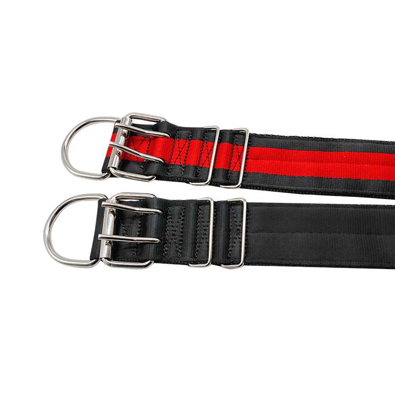 Durable 50mm Width Pitbull Dog Collar Heavy Duty Big Nylon Dog Collar With Metal Roller Buckle